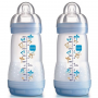 Lot de 2 biberons MAM anti-colique 260ml Bleu