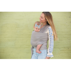 Echarpe de portage Boba Wrap Bamboo Gris Clair