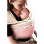 Écharpe de portage JPMBB Originale Ecru poche Rose Lumière
