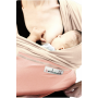Écharpe de portage JPMBB Originale Ecru poche Rose Lumière