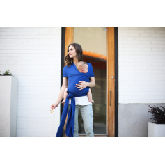 Echarpe de portage Boba Wrap Bamboo Bleu