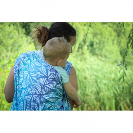 Echarpe de portage Yaro Magnetic Contra Aqua Rainbow