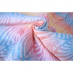 Echarpe de portage Yaro Dandy Spring Rainbow All Linen