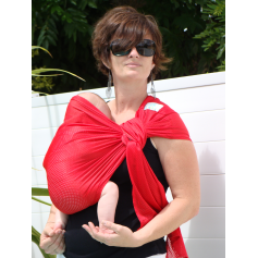 Porte-bébé sling Sukkiri Rouge