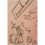 Echarpe de portage JPMBB Basic Tattoo Rose Nude