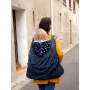 Couverture de portage 3 en 1 Bleu Marine Etoiles Lucky