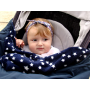 Couverture de portage 3 en 1 Bleu Marine Etoiles Lucky