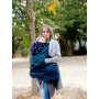 Couverture de portage 3 en 1 Bleu Marine Etoiles Lucky