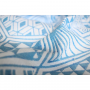 Ring Sling Yaro Geodesic Contra Blue White Wool Tussah