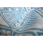 Ring Sling Yaro Geodesic Contra Blue White Wool Tussah