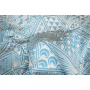 Ring Sling Yaro Geodesic Contra Blue White Wool Tussah