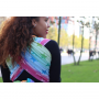 Echarpe de portage Yaro Retro Berry Purple Mint Tencel