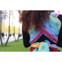 Echarpe de portage Yaro Retro Berry Purple Mint Tencel