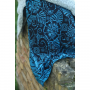 Echarpe de portage Yaro Ava Contra Black-Blue Glam