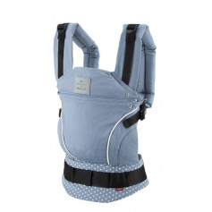 Porte-bébé physiologique Manduca Bellybuttons Wildcrosses Blue
