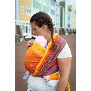 Ring Sling Yaro Tropical Fire Grad Peach Tencel