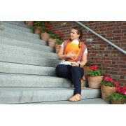 Ring Sling Yaro Tropical Fire Grad Peach Tencel