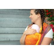 Ring Sling Yaro Tropical Fire Grad Peach Tencel