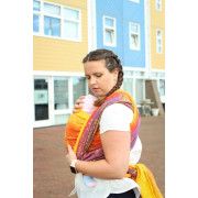 Ring Sling Yaro Tropical Fire Grad Peach Tencel