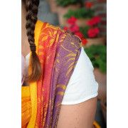Ring Sling Yaro Tropical Fire Grad Peach Tencel