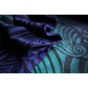 Ring Sling Yaro Dandy Aqua Grad Black Wool Blend
