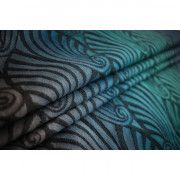 Ring Sling Yaro Dandy Aqua Grad Black Wool Blend