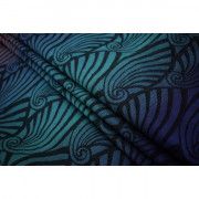 Ring Sling Yaro Dandy Aqua Grad Black Wool Blend
