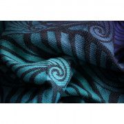 Ring Sling Yaro Dandy Aqua Grad Black Wool Blend