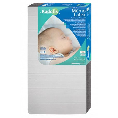 Matelas bébé MemoLatex de Kadolis