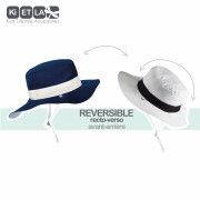 Chapeau reversible Anti-UV Kapel Panama Navy