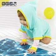 Cape Oupakap sortie de bain Anti-UV Green Yellow de KietLa