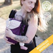 Porte-bébé préformé évolutif Néo Zinzolin Edition limitee de Néobulle