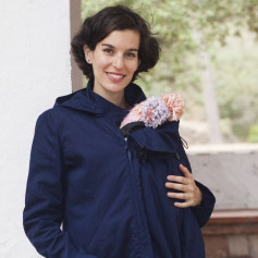 Manteau de portage 4 en 1 Momawo Bleu Marine