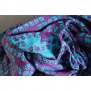 Ring Sling Yaro Petals Ultra Purple Blue Bamboo Tencel