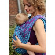 Ring Sling Yaro Petals Ultra Purple Blue Bamboo Tencel