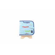 Cahier à craies Aeroplane Jaq Jaq Bird 8 pages réutilisables