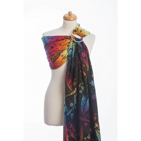 Ring Sling Dragonfly Rainbow Dark de Lennylamb