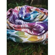Ring Sling Yaro La Fleur Trinity Caribbean Rainbow Cupro Tencel Linen