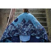 Echarpe de portage Yaro Everest Trio Silver Blue Tencel 