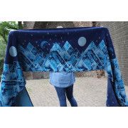 Echarpe de portage Yaro Everest Trio Silver Blue Tencel 