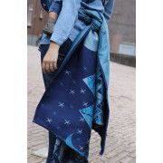 Echarpe de portage Yaro Everest Trio Silver Blue Tencel 