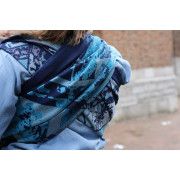 Echarpe de portage Yaro Everest Trio Silver Blue Tencel 