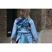 Echarpe de portage Yaro Everest Trio Silver Blue Tencel 