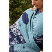 Echarpe de portage Yaro Everest Trio Silver Blue Tencel 