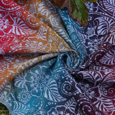 Ring Sling Yaro Ava Trinity Sepia Rainbow