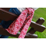 Echarpe de portage Yaro La Fleur Fuschia Flame