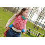 Echarpe de portage Yaro La Fleur Fuschia Flame