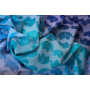 Echarpe de portage Yaro Elephants Aqua Grad Bamboo