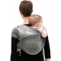 echarpe de portage JPMBB Originale Elephant, Gris Clair