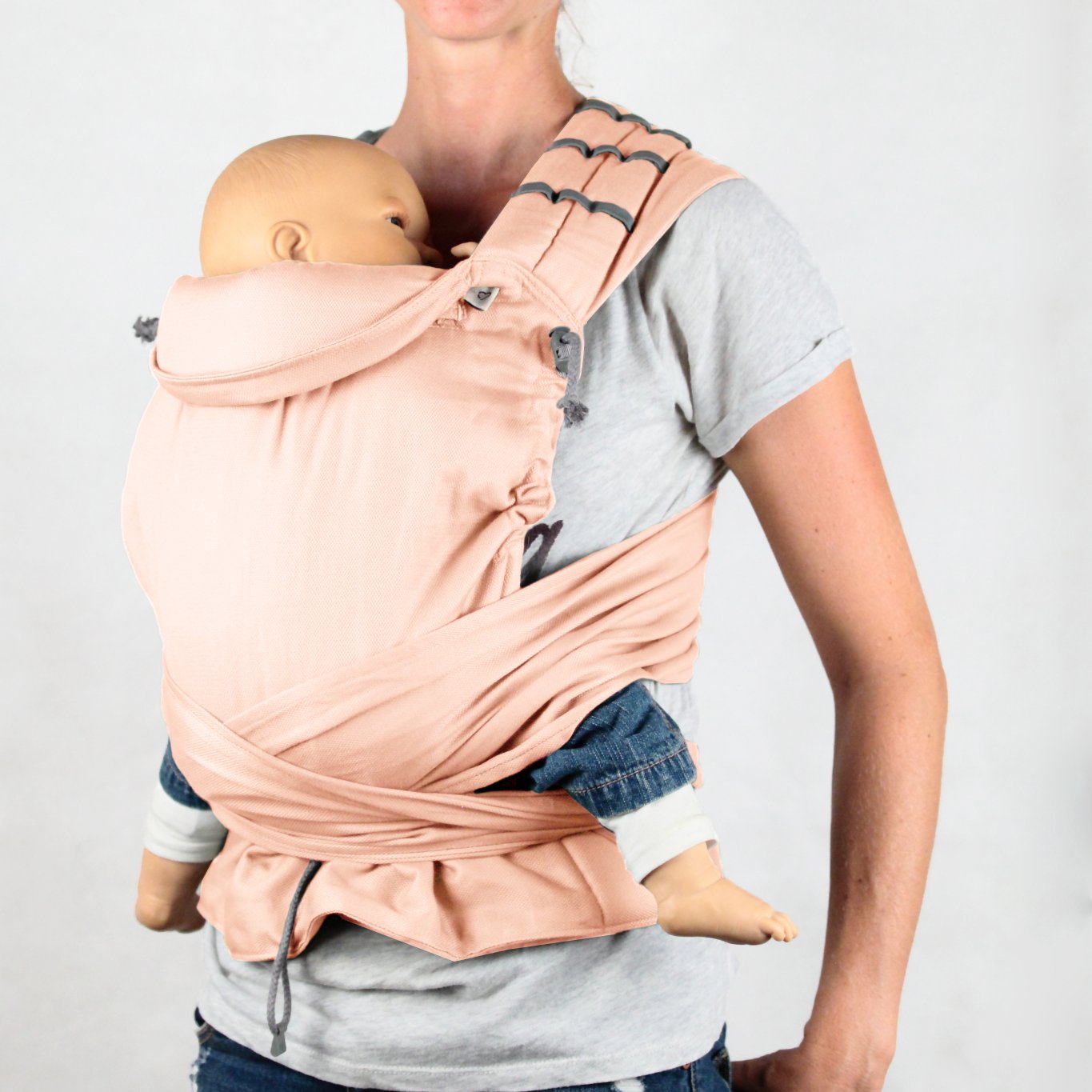 Porte bebe Mid Tai Abricot de Ling Ling d Amour Porte bebe asiatique Mei Tai Ling Ling d Amour DAMDP00ABR Bebeluga